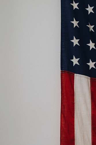 united states flag of United State of America white space